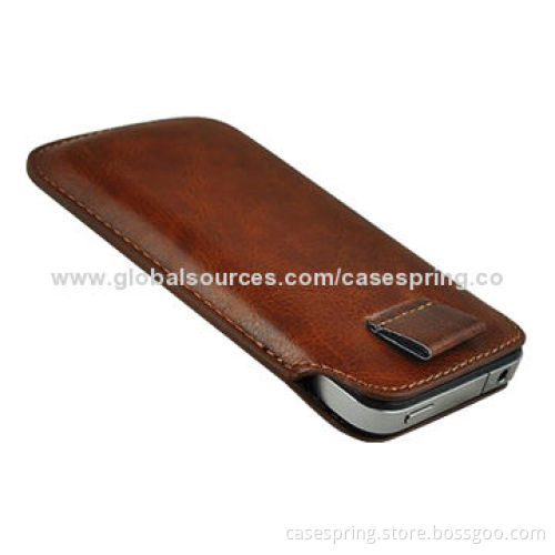 Best Selling Pouch Leather Case for iPhone 5/5s